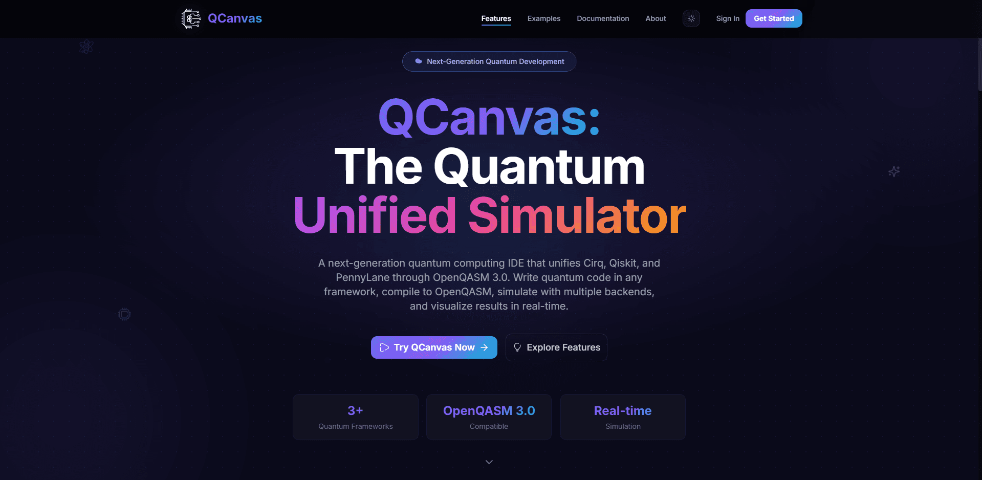 Quantum Simulation Platform banner